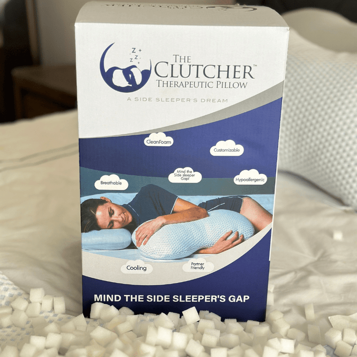 Ergonomic & Adjustable Body Pillow for Side Sleepers | The Clutcher Pillow