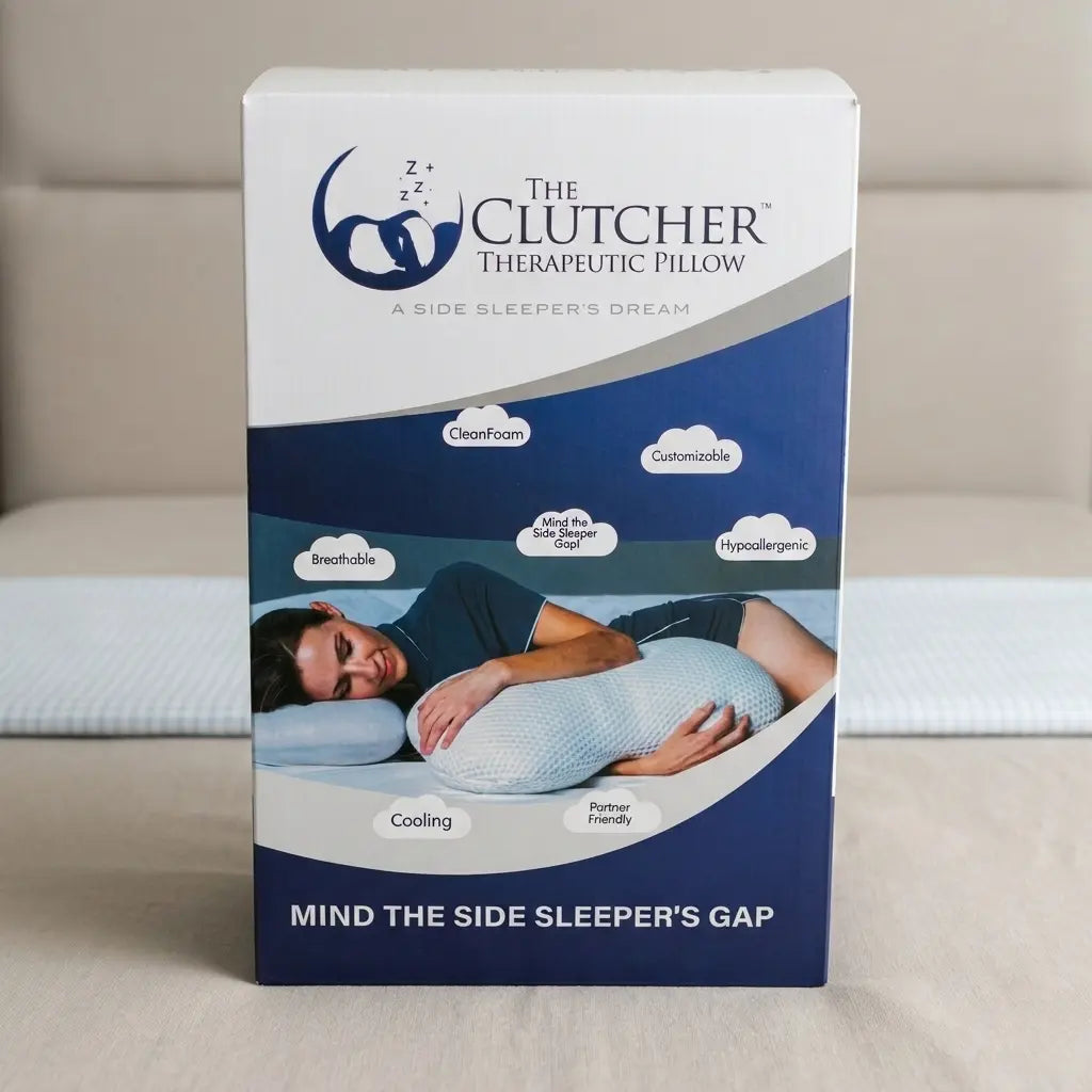 Ergonomic & Adjustable Body Pillow for Side Sleepers | The Clutcher Pillow