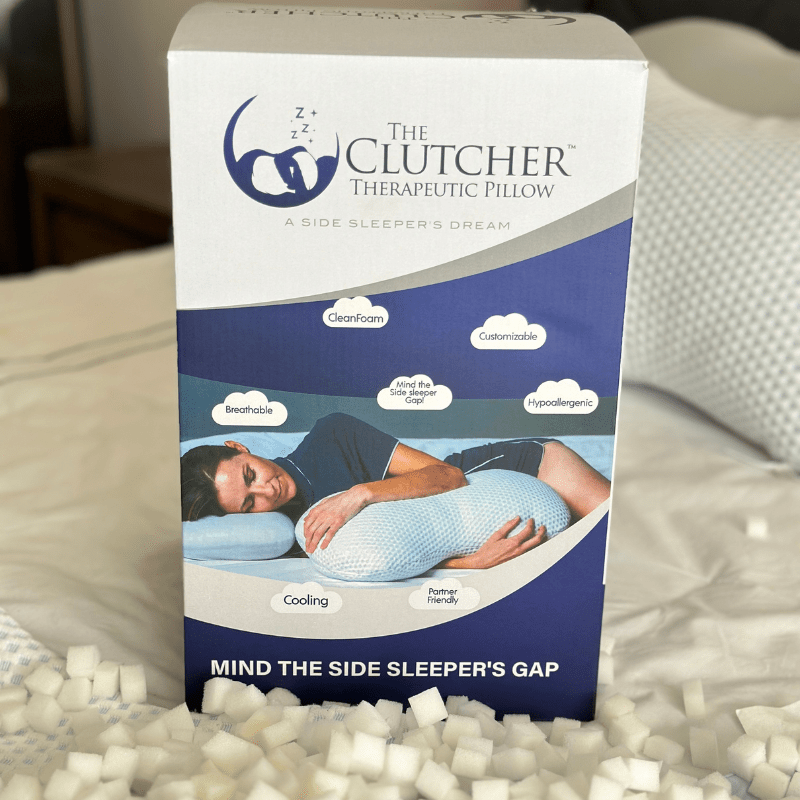 Ergonomic & Adjustable Body Pillow for Side Sleepers | The Clutcher Pillow